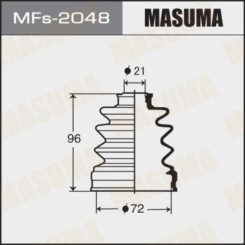 MASUMA MFs-2048 - Putekļusargs, Piedziņas vārpsta www.autospares.lv