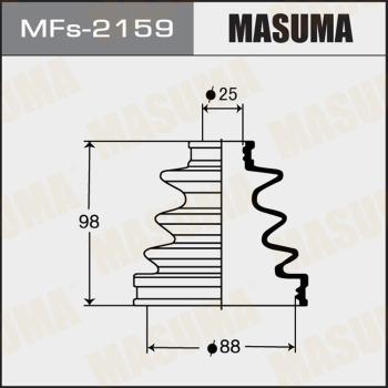 MASUMA MFS-2159 - Bellow, drive shaft www.autospares.lv