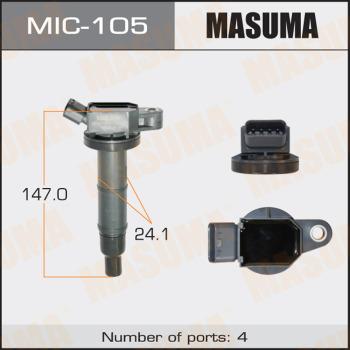 MASUMA MIC-105 - Катушка зажигания www.autospares.lv