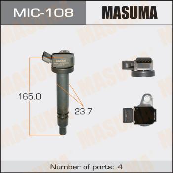 MASUMA MIC-108 - Aizdedzes spole www.autospares.lv