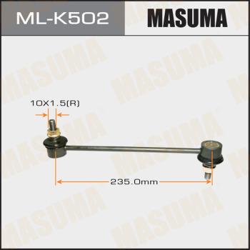 MASUMA MLK502 - Rod / Strut, stabiliser www.autospares.lv