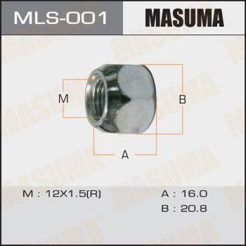 MASUMA MLS-001 - Riteņa stiprināsanas uzgrieznis www.autospares.lv