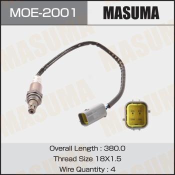 MASUMA MOE-2001 - Лямбда-зонд, датчик кислорода www.autospares.lv