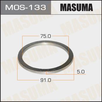 MASUMA MOS133 - Blīvgredzens, Izplūdes caurule www.autospares.lv