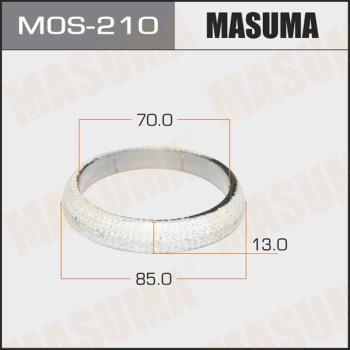 MASUMA MOS-210 - Blīvgredzens, Izplūdes caurule www.autospares.lv