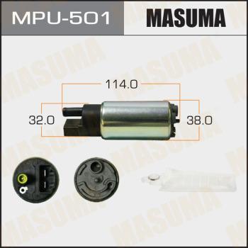 MASUMA MPU-501 - Топливный насос www.autospares.lv