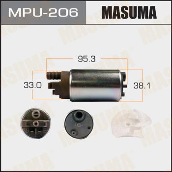 MASUMA MPU206 - Топливный насос www.autospares.lv