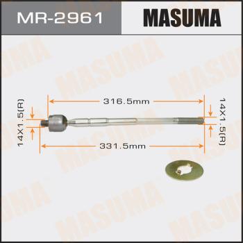 MASUMA MR-2961 - Осевой шарнир, рулевая тяга www.autospares.lv