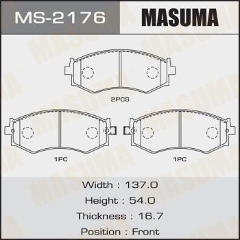 MASUMA MS-2176 - Bremžu loku komplekts www.autospares.lv