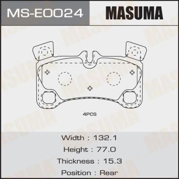 MASUMA MS-E0024 - Bremžu loku komplekts www.autospares.lv