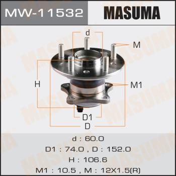 MASUMA MW-11532 - Riteņa rumba www.autospares.lv