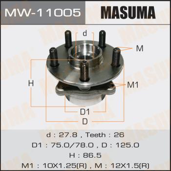 MASUMA MW-11005 - Riteņa rumba www.autospares.lv