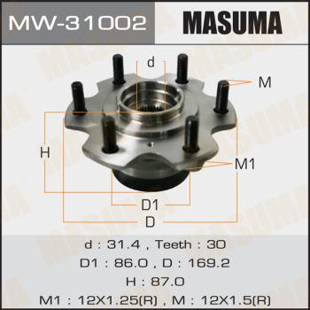 MASUMA MW-31002 - Riteņa rumba www.autospares.lv