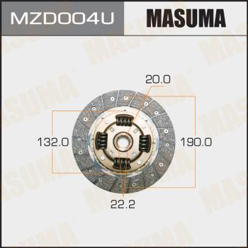 MASUMA MZD004U - Sajūga disks www.autospares.lv