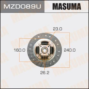 MASUMA MZD089U - Sajūga disks autospares.lv