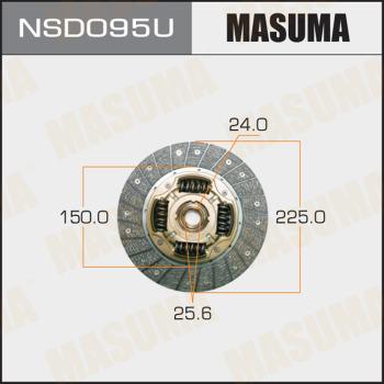 MASUMA NSD095U - Диск сцепления, фрикцион www.autospares.lv