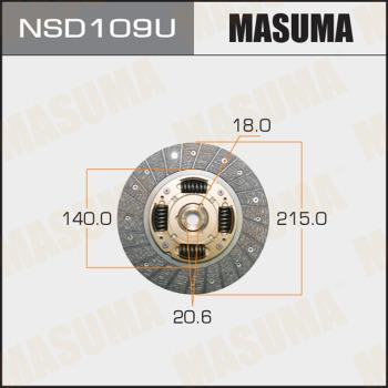 MASUMA NSD109U - Sajūga disks autospares.lv