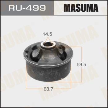 MASUMA RU-499 - Сайлентблок, рычаг подвески колеса www.autospares.lv