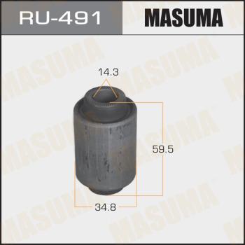 MASUMA RU-491 - Сайлентблок, рычаг подвески колеса www.autospares.lv