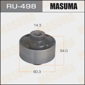 MASUMA RU-498 - Сайлентблок, рычаг подвески колеса www.autospares.lv