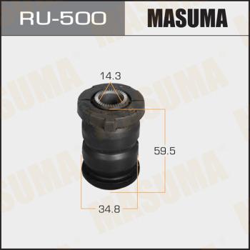 MASUMA RU-500 - Сайлентблок, рычаг подвески колеса www.autospares.lv