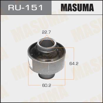 MASUMA RU151 - Сайлентблок, рычаг подвески колеса www.autospares.lv