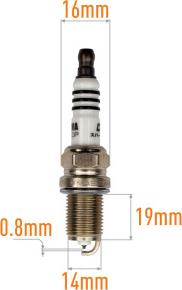 MASUMA S400DP - Spark Plug www.autospares.lv