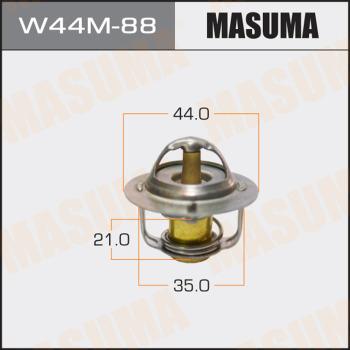 MASUMA W44M-88 - Термостат охлаждающей жидкости / корпус www.autospares.lv