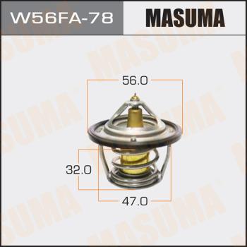 MASUMA W56FA-78 - Termostats, Dzesēšanas šķidrums autospares.lv