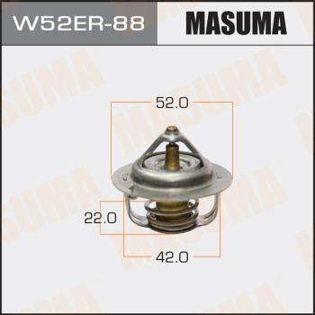 MASUMA W52ER88 - Термостат охлаждающей жидкости / корпус www.autospares.lv