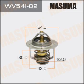 MASUMA WV54I82 - Coolant thermostat / housing www.autospares.lv