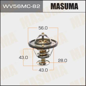 MASUMA WV56MC-82 - Termostats, Dzesēšanas šķidrums www.autospares.lv