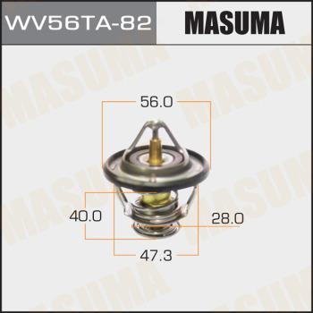 MASUMA WV56TA82 - Termostats, Dzesēšanas šķidrums autospares.lv