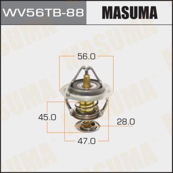 MASUMA WV56TB-88 - Termostats, Dzesēšanas šķidrums autospares.lv