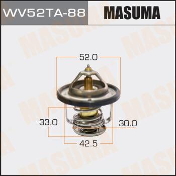 MASUMA WV52TA-88 - Termostats, Dzesēšanas šķidrums autospares.lv