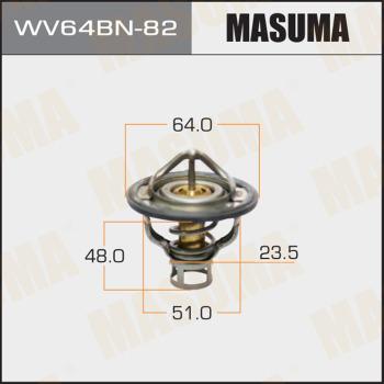 MASUMA WV64BN82 - Termostats, Dzesēšanas šķidrums autospares.lv