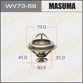 MASUMA WV7388 - Термостат охлаждающей жидкости / корпус www.autospares.lv