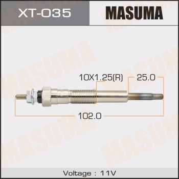 MASUMA XT-035 - Kvēlsvece autospares.lv