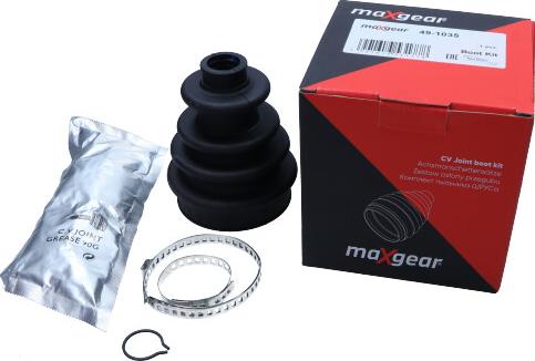 Maxgear 49-1035 - Putekļusargs, Piedziņas vārpsta www.autospares.lv