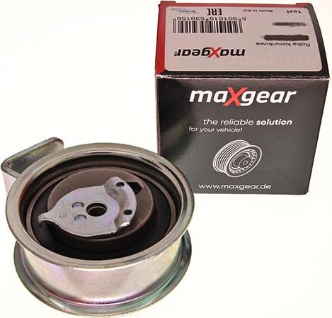 Maxgear 54-0371 - Spriegotājrullītis, Gāzu sadales mehānisma piedziņas siksna www.autospares.lv