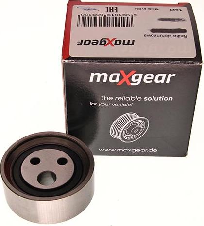 Maxgear 54-0284 - Spriegotājrullītis, Gāzu sadales mehānisma piedziņas siksna www.autospares.lv