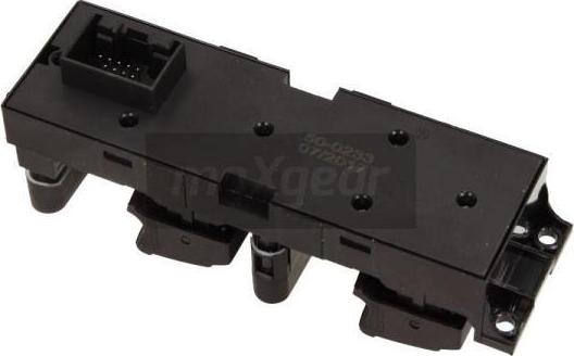 Maxgear 50-0233 - Switch, door lock system www.autospares.lv