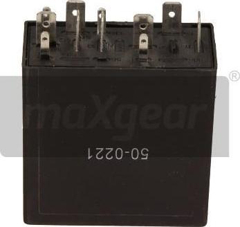 Maxgear 50-0221 - Relejs, Stiklu mazgāšanas sistēmas intervāls www.autospares.lv