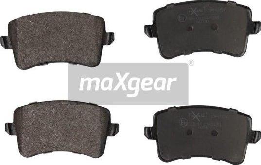 Maxgear 19-0907 - Тормозные колодки, дисковые, комплект www.autospares.lv