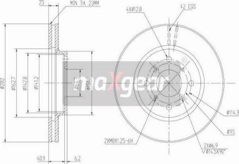 Maxgear 19-0924MAX - Bremžu diski www.autospares.lv