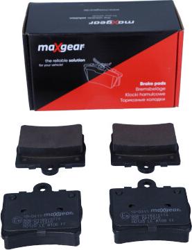 Maxgear 19-0411 - Bremžu uzliku kompl., Disku bremzes www.autospares.lv