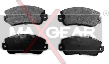 Maxgear 19-0482 - Bremžu uzliku kompl., Disku bremzes autospares.lv