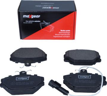 Maxgear 19-0437 - Brake Pad Set, disc brake www.autospares.lv