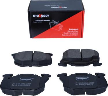 Maxgear 19-0470 - Bremžu uzliku kompl., Disku bremzes www.autospares.lv