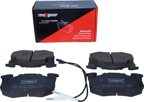 Maxgear 19-0473 - Bremžu uzliku kompl., Disku bremzes www.autospares.lv